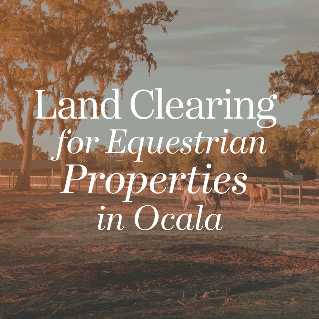 land clearing for equestrian properties in ocala